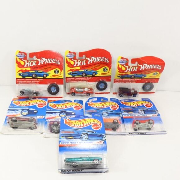 8 Hot Wheels Cars 1998 First Editions Vintage Collection Dodge Sidewinder - Picture 1 of 11